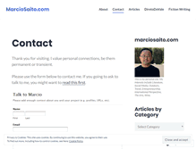 Tablet Screenshot of marciosaito.com